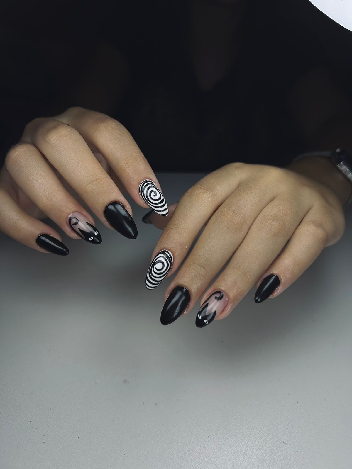 Foto de alongamento de unhas elegante